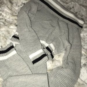 Grey Jump Set Crochet